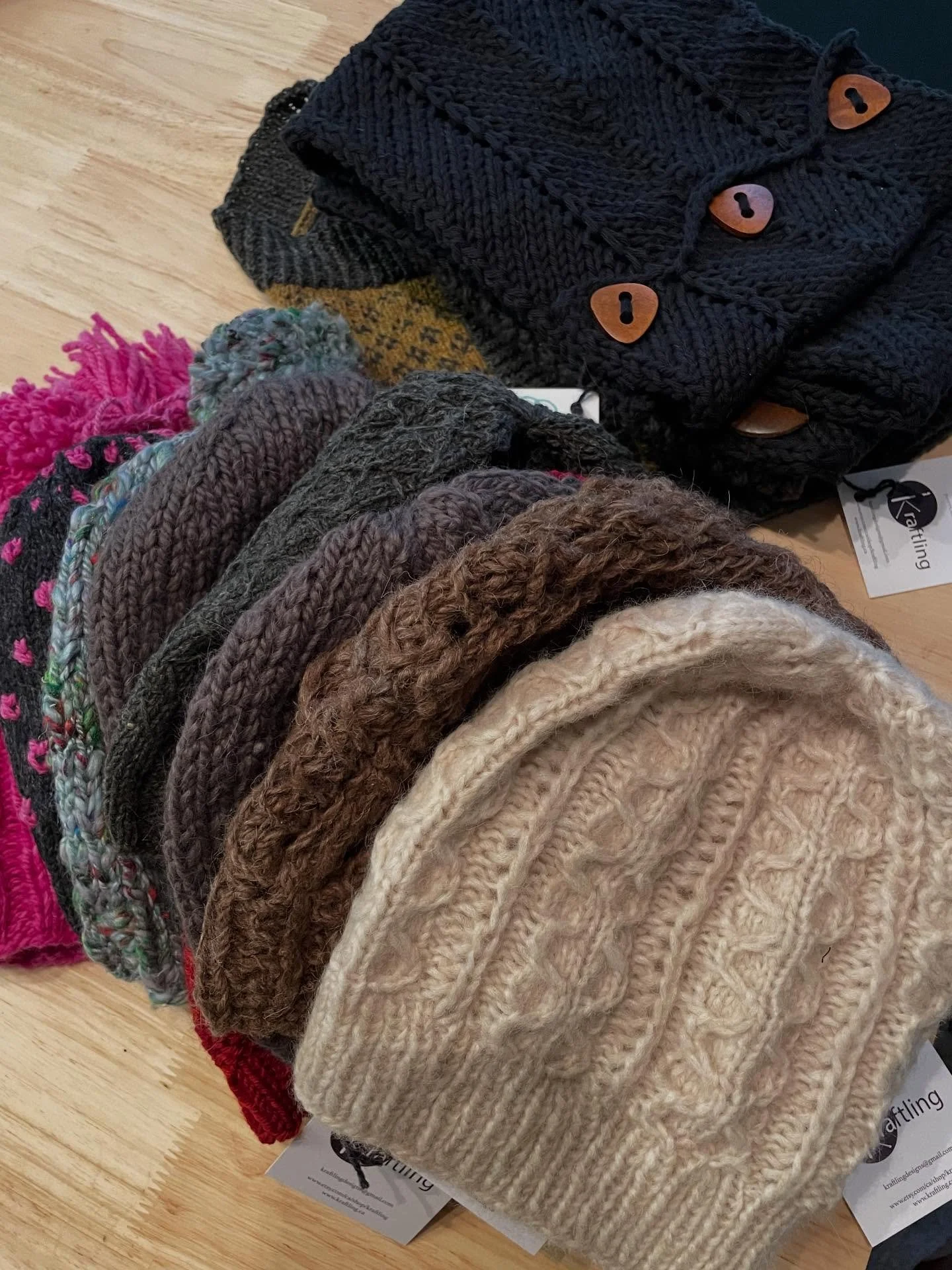 In addition to pottery, I&rsquo;ll be bringing some cozy knits to the @bridgestreetcorner pop up this Saturday! #yyj #holidaypopup #christmasmarket