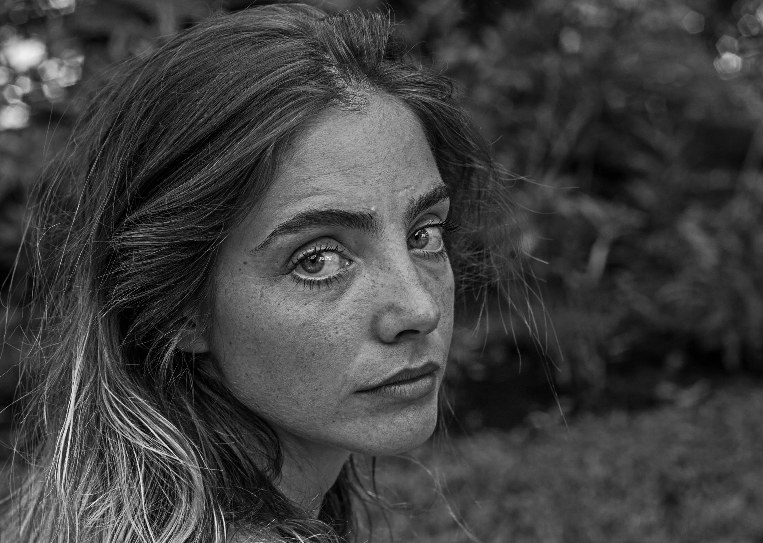 With Filmmaker Sarah Howell - One of my first few Portrait shoots