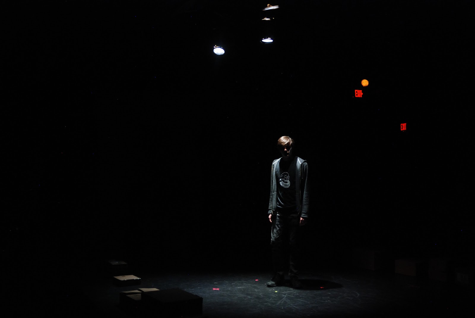 Evan Janke as “The Actor Playing Hamlet”.