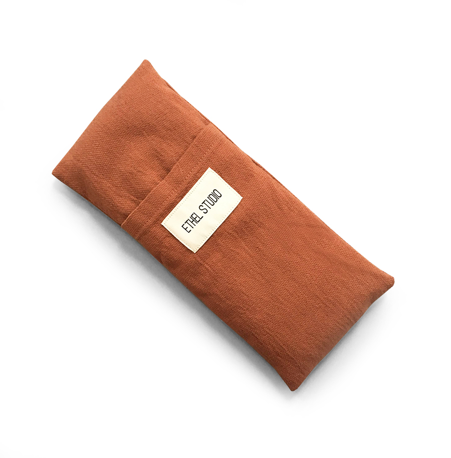 eye-pillow-cayenne-red-orange-brick-zero-waste