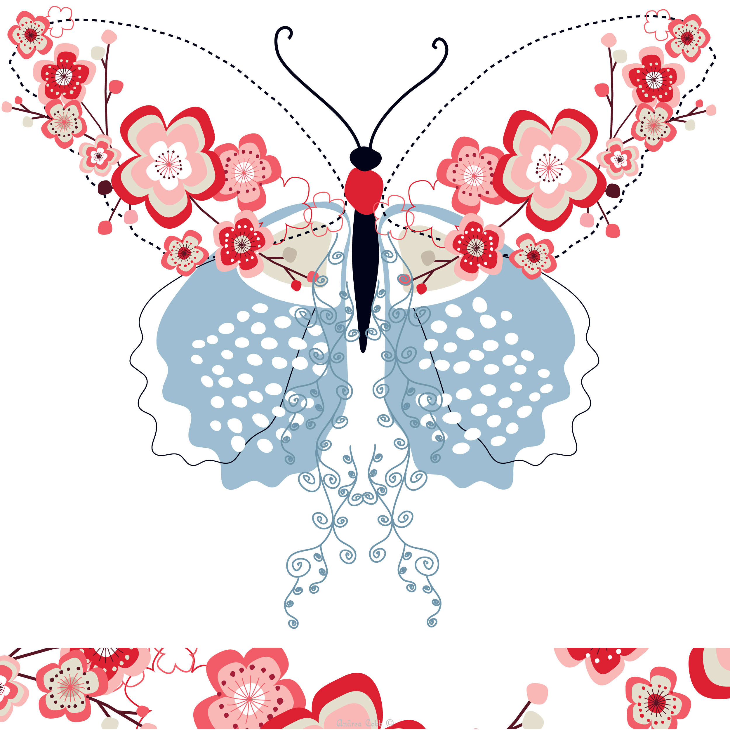 Cherry Blossom Butterfly