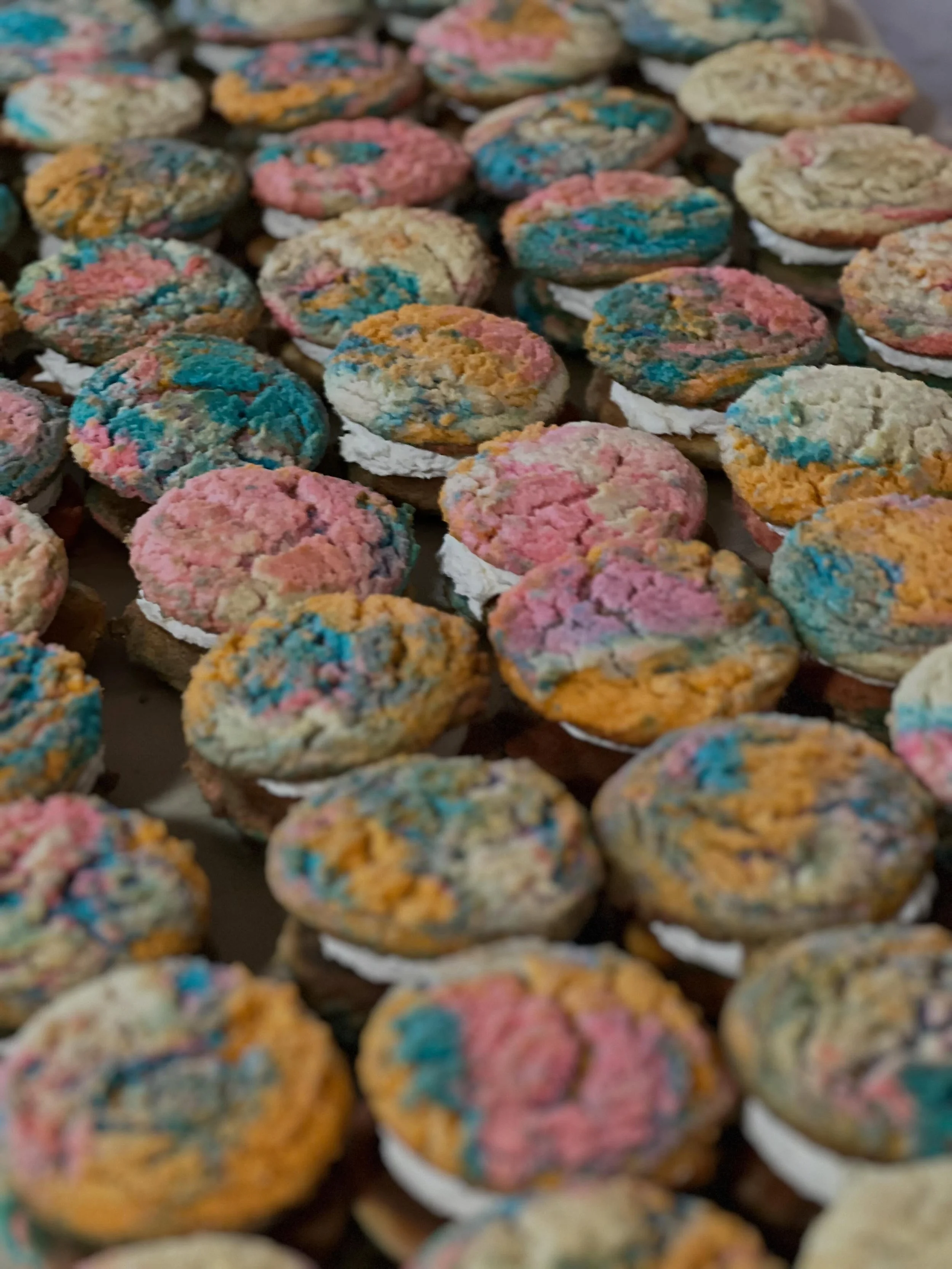 It&rsquo;s June, here are rainbow sugar mamas for no reason at all. 
Coming to Daisy chain Saturday. With hella other snacks. See ya Saturday 8am-1pmish 
Menu in stories Friday 😘

Thanks for supporting this little queer bakery. Happy Pride. 🌈 love 