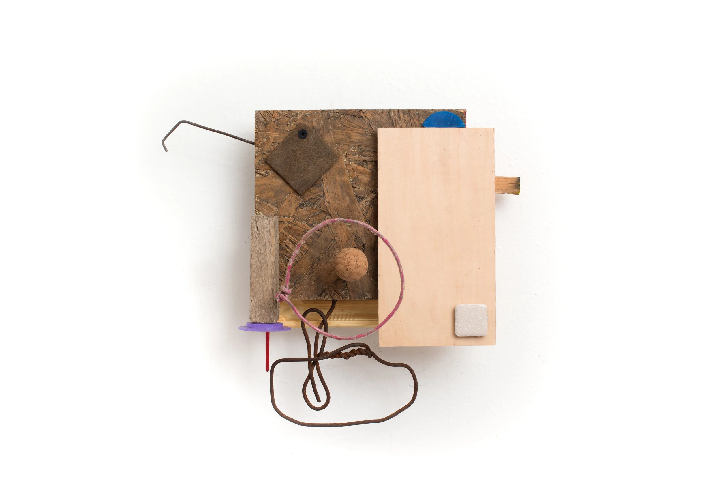 Self-Certainty Found object, hardware 10 1/2 x 12 1/2 inches New York, 2018