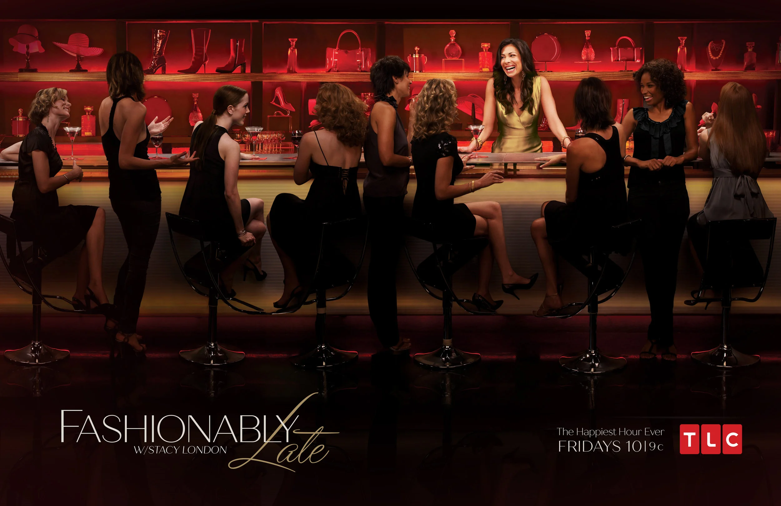 TLC’s late night fashion talk show, “Fashionably Late” with Stacy London photographed Justin Stephens.