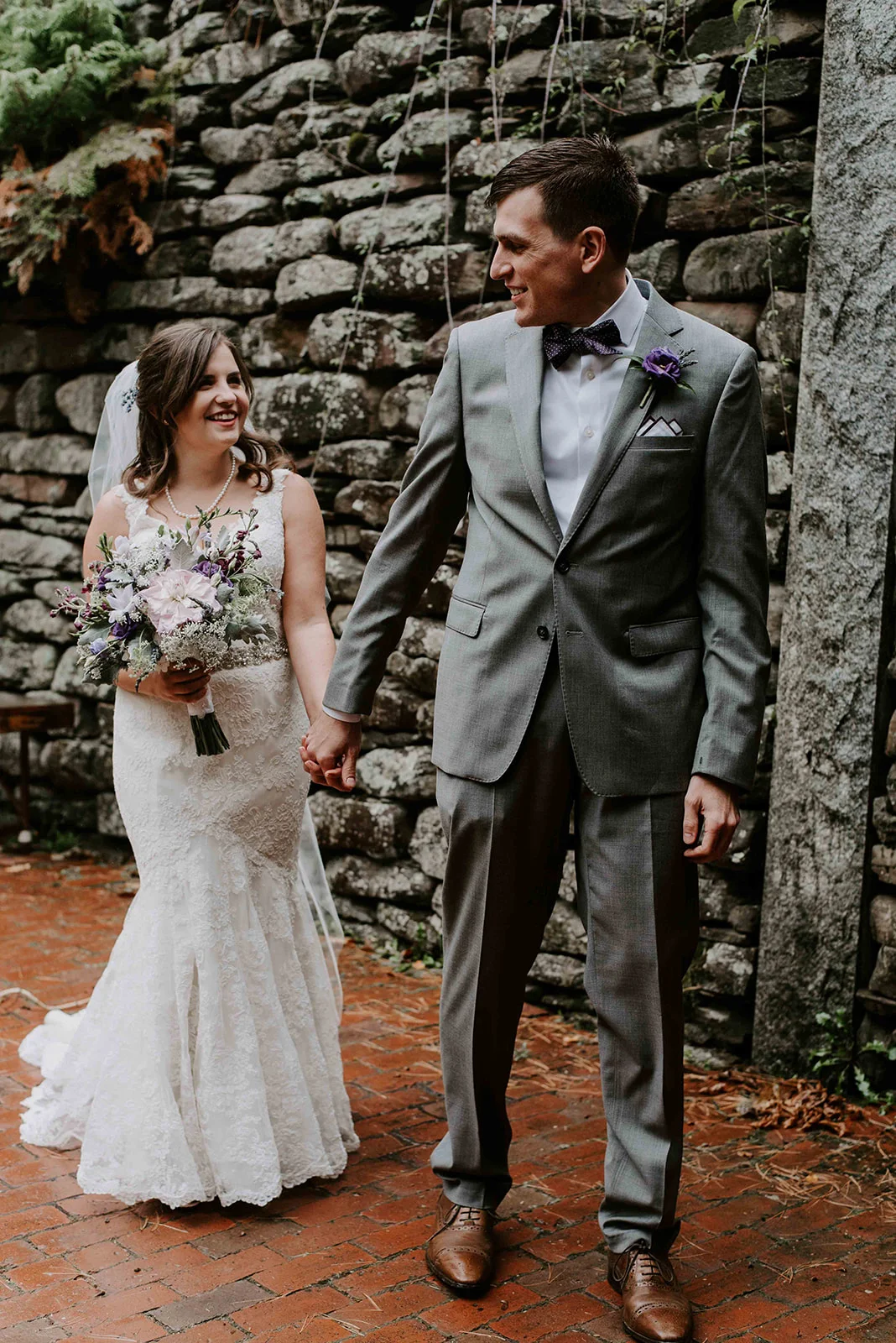New Hampshire wedding photographer for a boho and intimate fall wedding at Stonewall Farm, Keene, NH