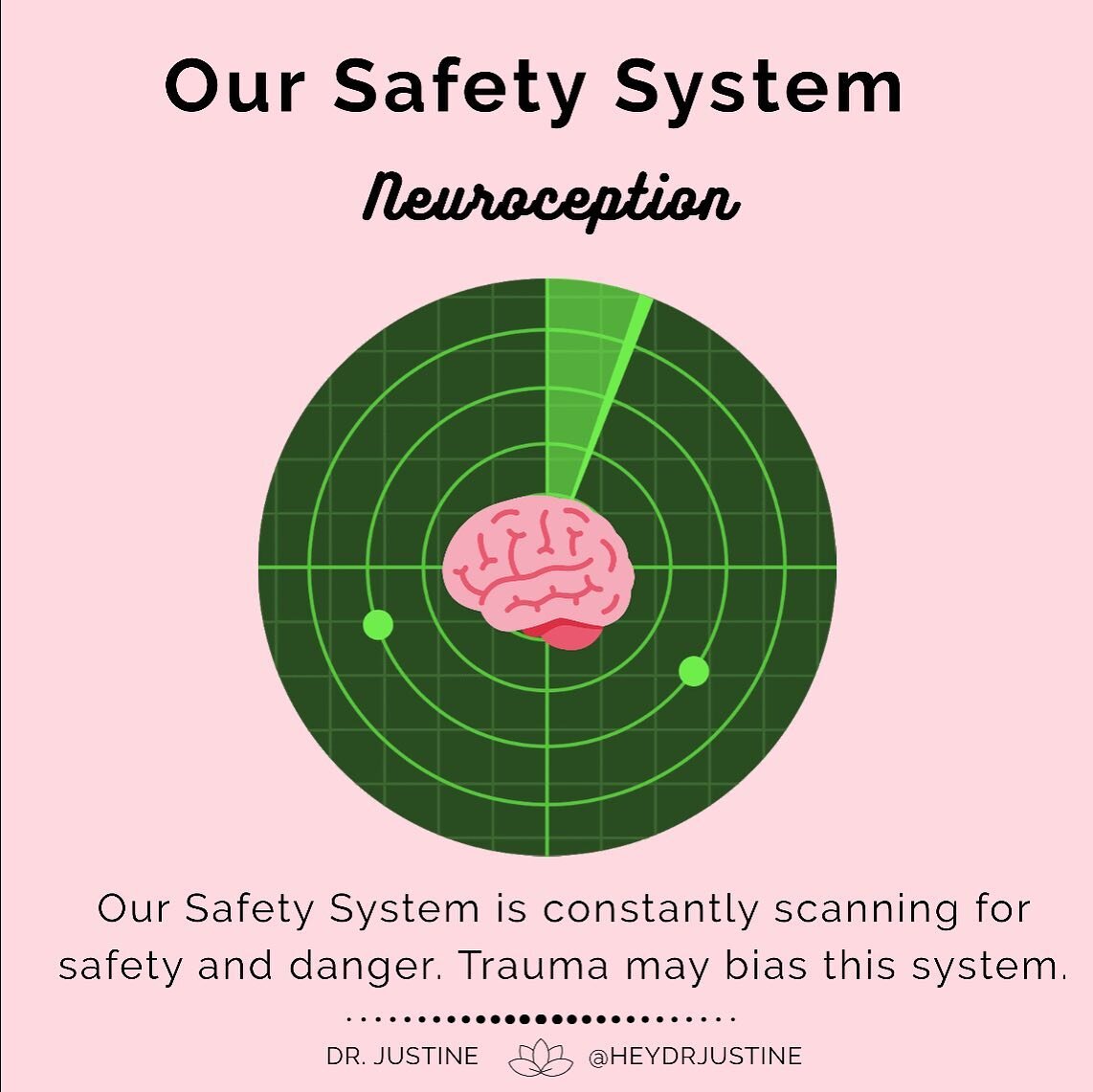 To those interested in learning more about the neurobiology of trauma 💛⁣
⁣
⁣
Stephen Porges uses the term &ldquo;neuroception&rdquo; to describe one neurophysiological function of our autonomic nervous system (ANS). Our ANS is constantly scanning li