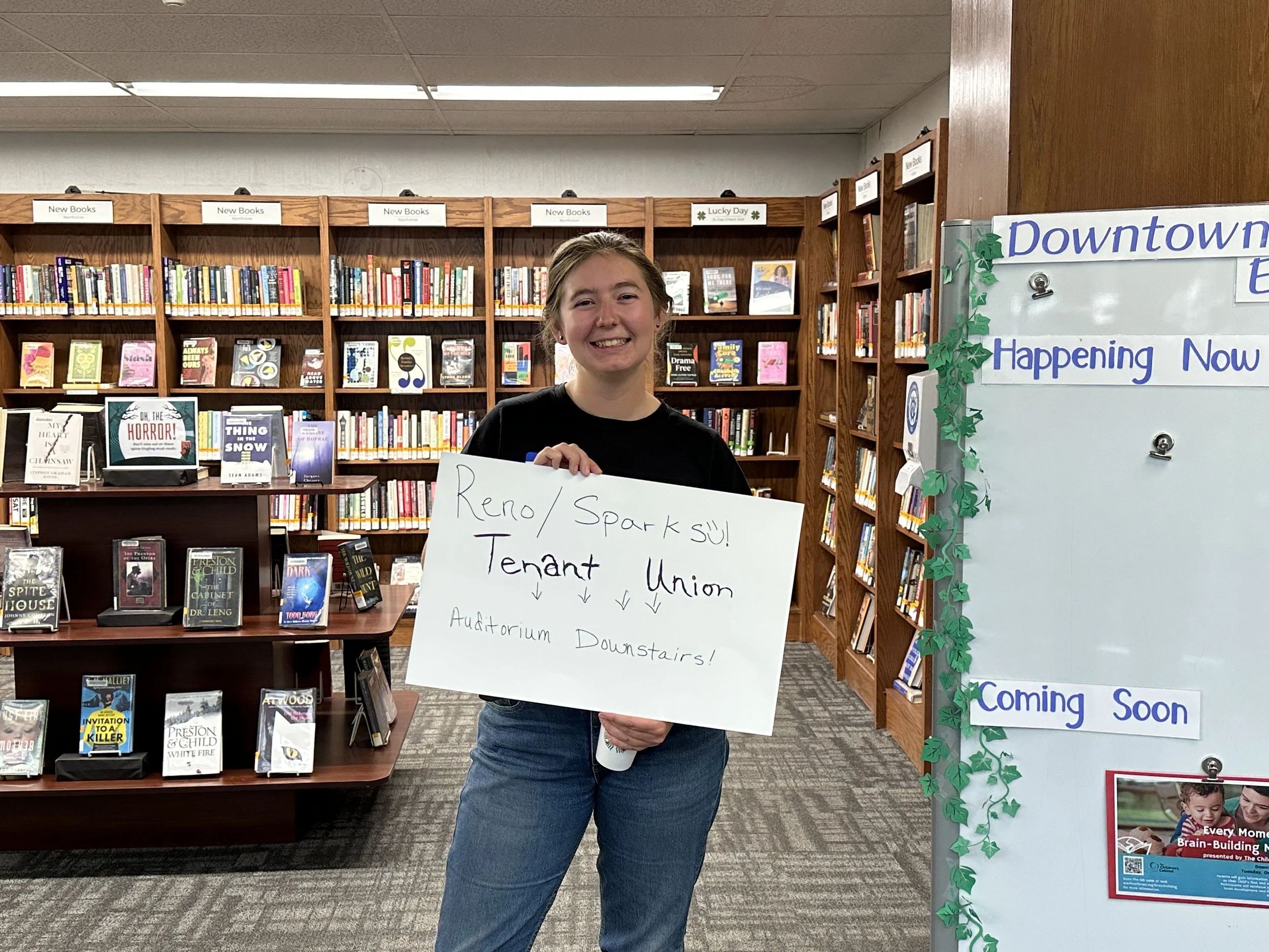 Reno-Sparks Tenant Union Advocates for Rights At Library Town Hall 