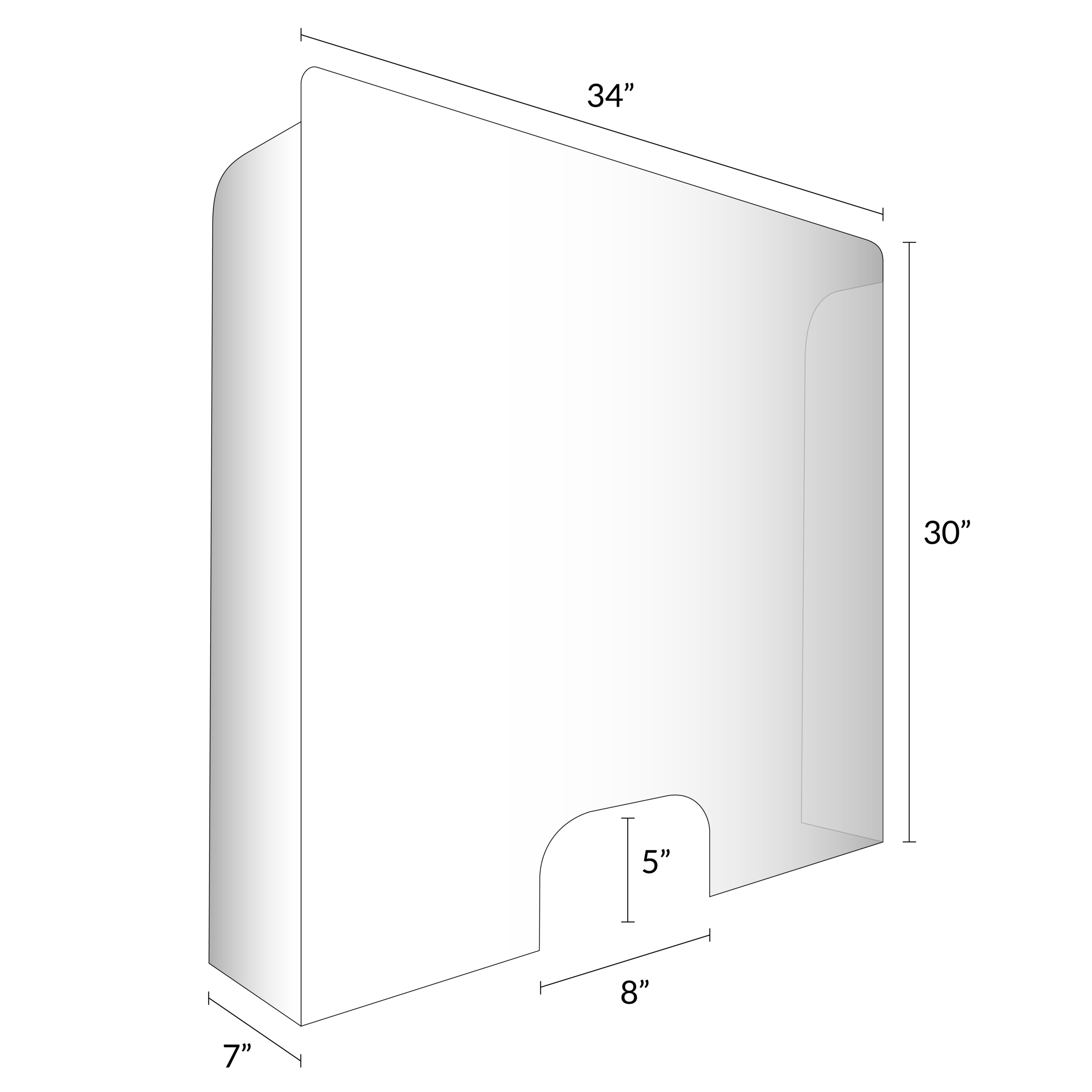 Protective Countertop Guards — Koncept Sign Group