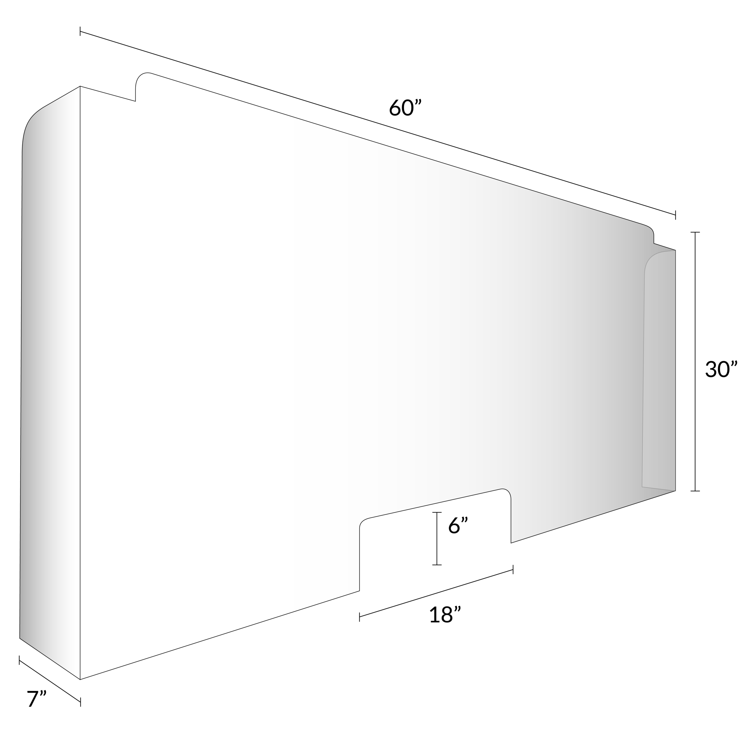 Protective Countertop Guards — Koncept Sign Group