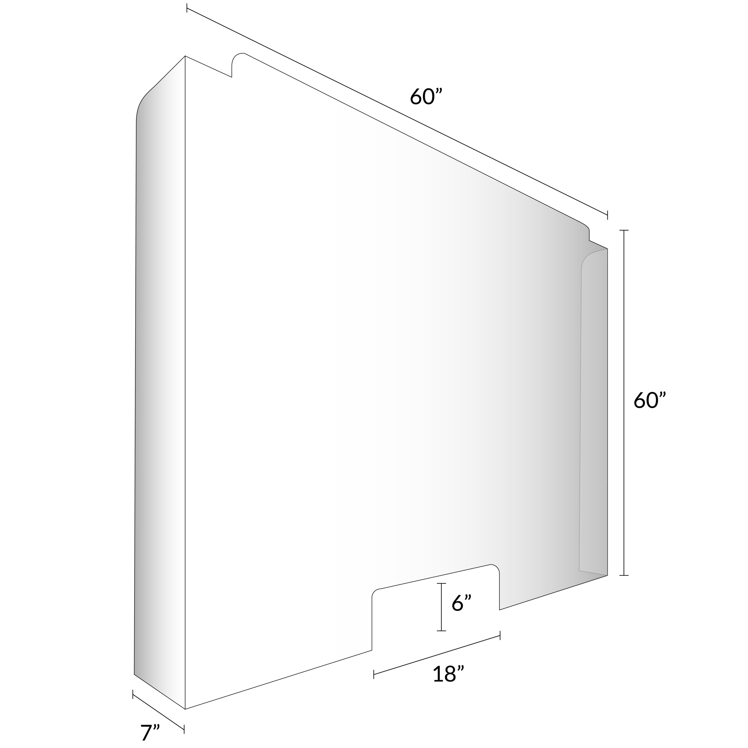 Protective Countertop Guards — Koncept Sign Group