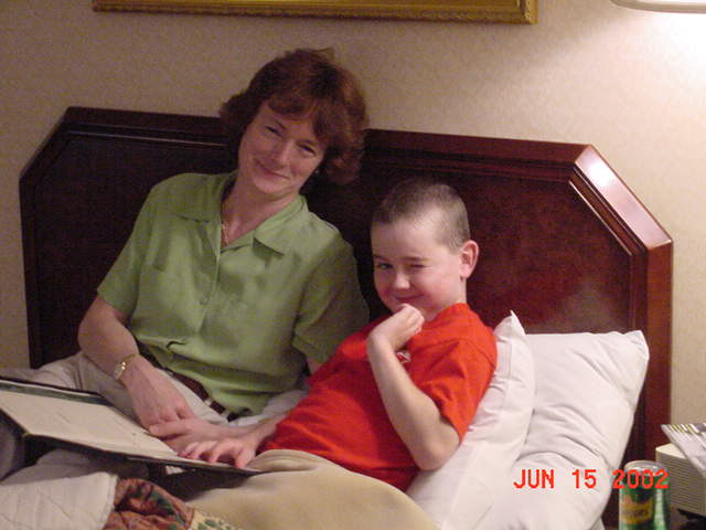 Michael & Mom June 2002