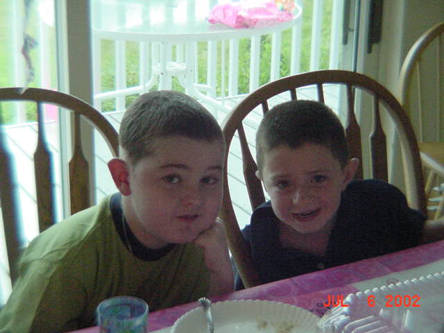 Michael and friend William