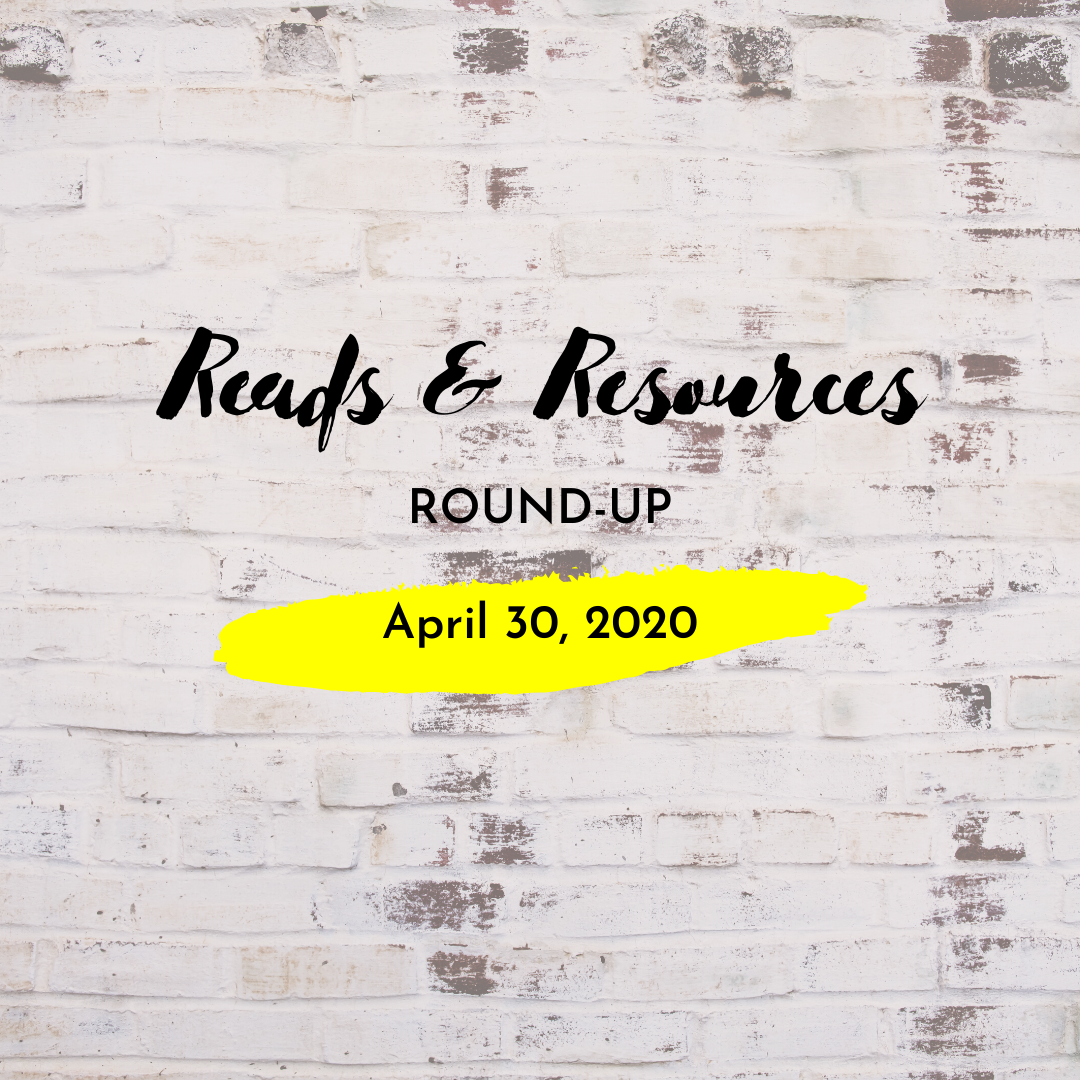 What They Said: A Round-Up of Nonprofit Resources and Readings - April 30