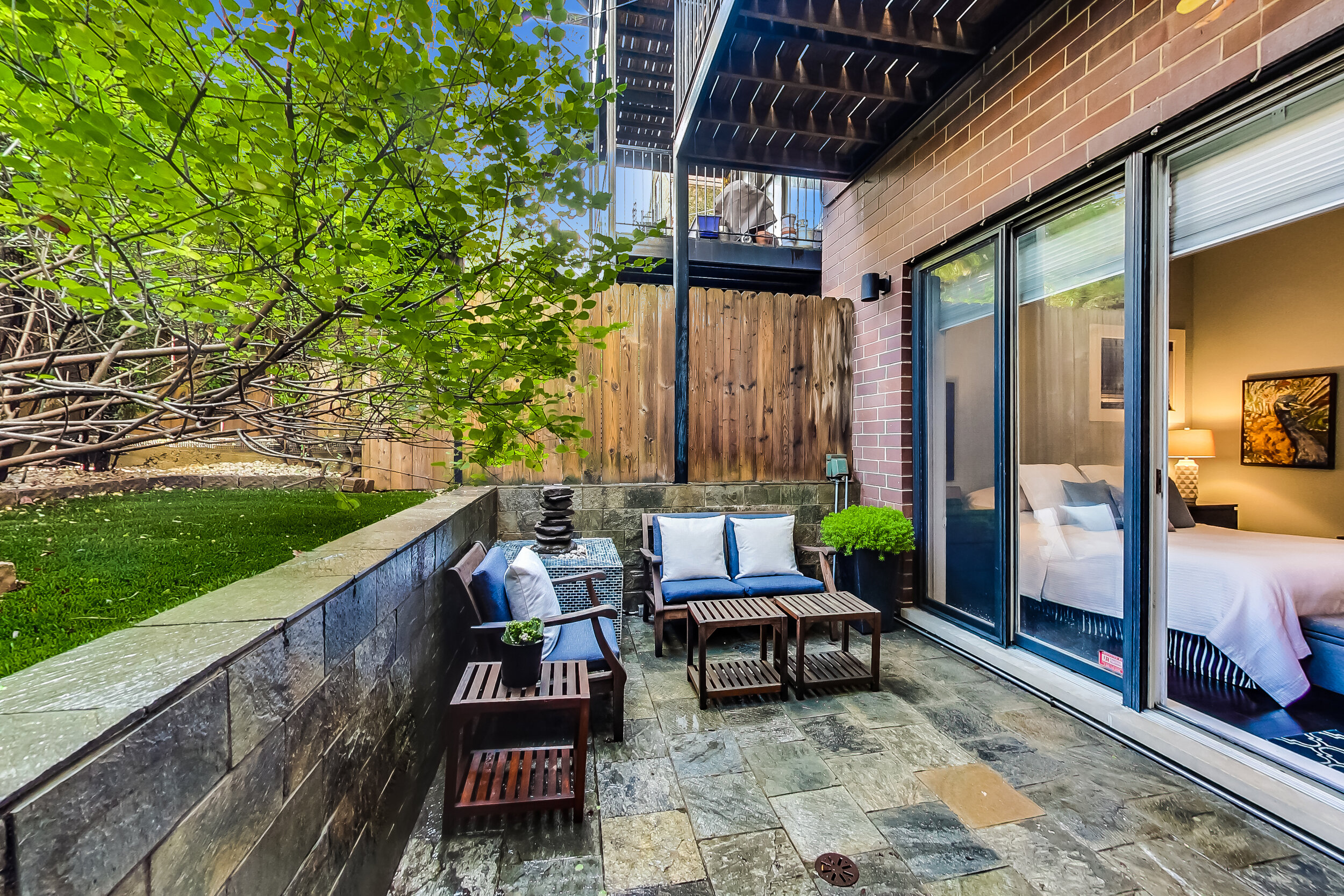 Chicago Real Estate Wicker Park West Town Duplex Down Outdoor Space