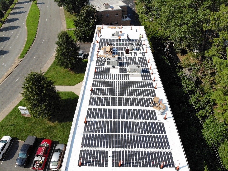 Richmond, VA, Integrated Solar Roofing System