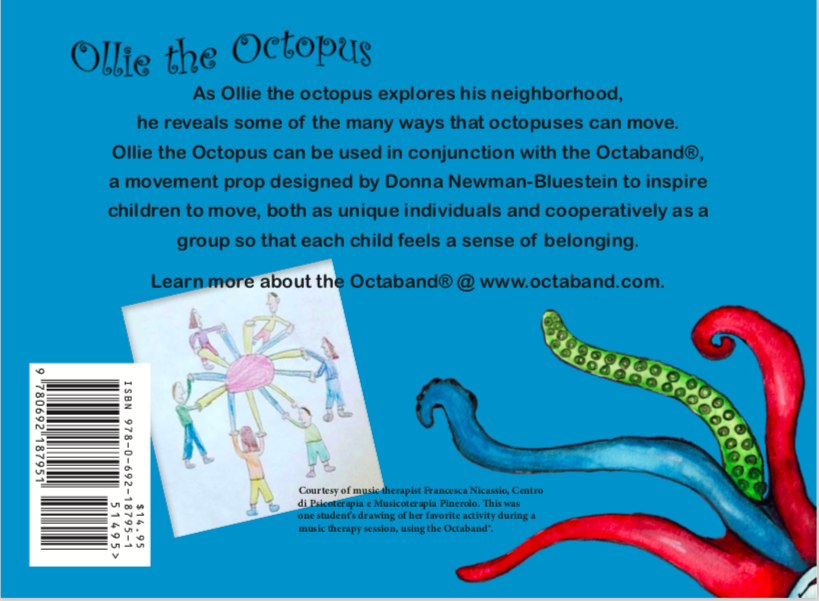 Cometa Nubes Olli Octopus | Cometa Infantil De 50x200 Cm Con Colas Largas | Incluye Línea Y Mango