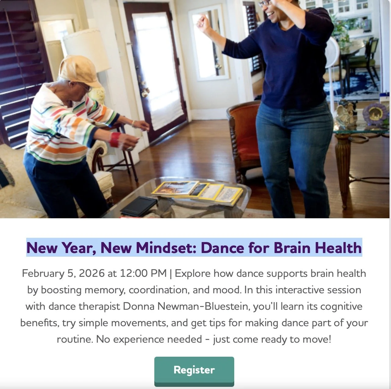 Dance for Brain Health