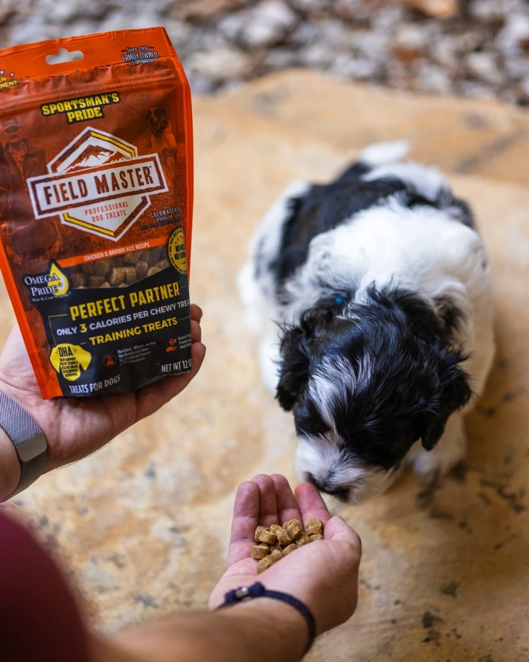 With every small bite, you&rsquo;re not just giving them a treat&mdash;you&rsquo;re helping to build habits, reward progress, and set them up for a lifetime of success 🐾 

Grab your bag in stores or at our InShop!

#SportsmansPride #FieldMaster #Sma