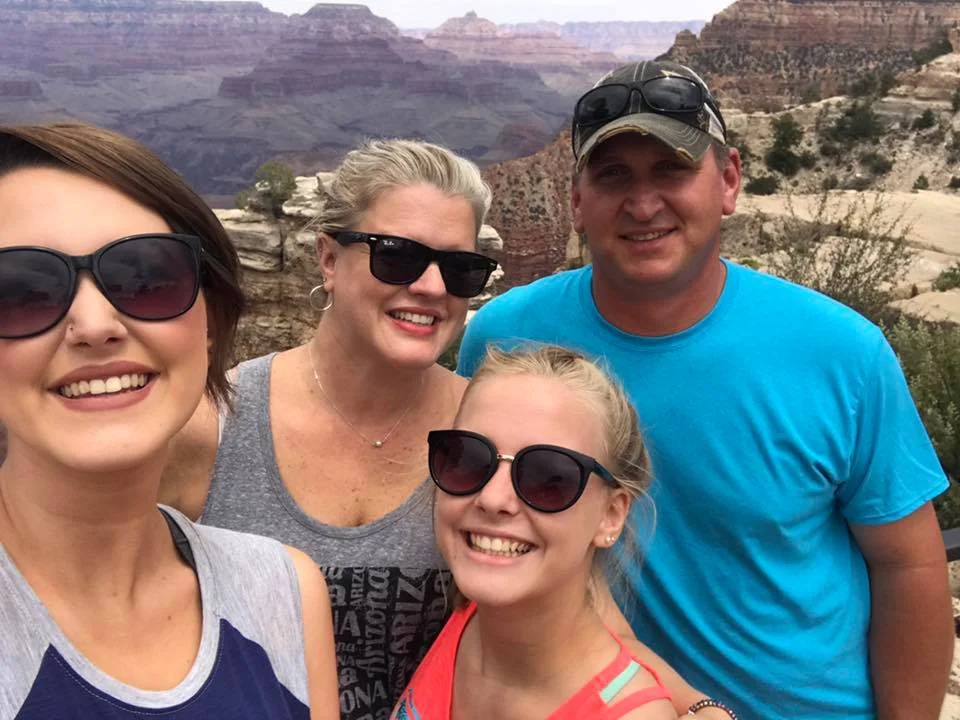 Burks family vacation photo.