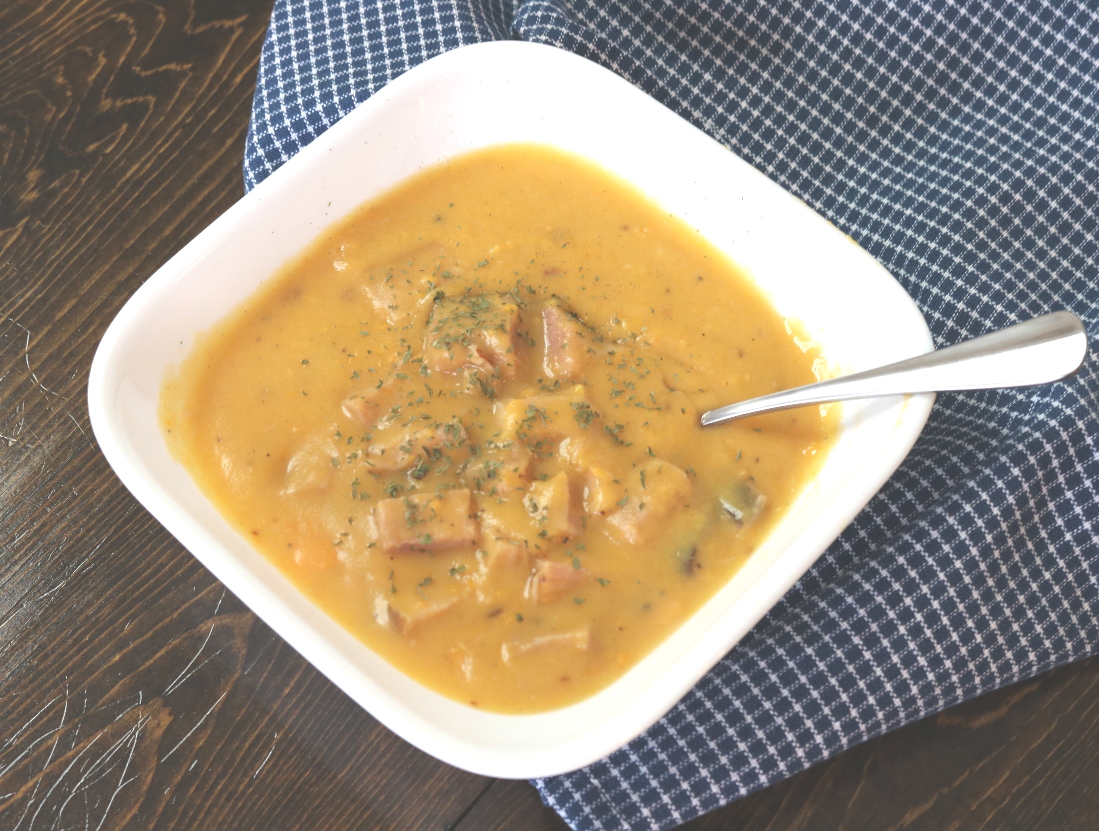 Sweet Potato and Ham Soup