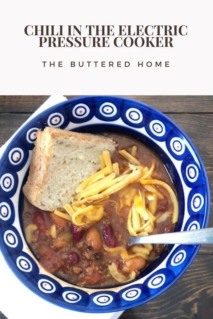 This wonderful Instant Pot Chili will give you all of the comfort and warmth that you are looking for and in half the time. Thanks to the wonderful Electric Pressure Cooker!! #chili #instantpotchili #comfortfood