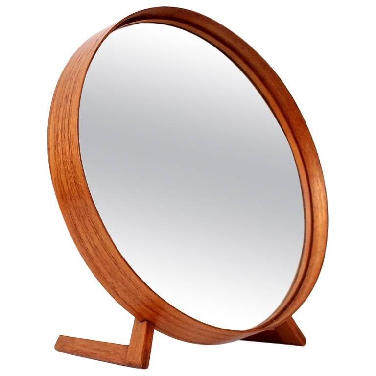  Teak Table Mirror by Uno &amp; Osten Kristiansson for Luxus (Copy)