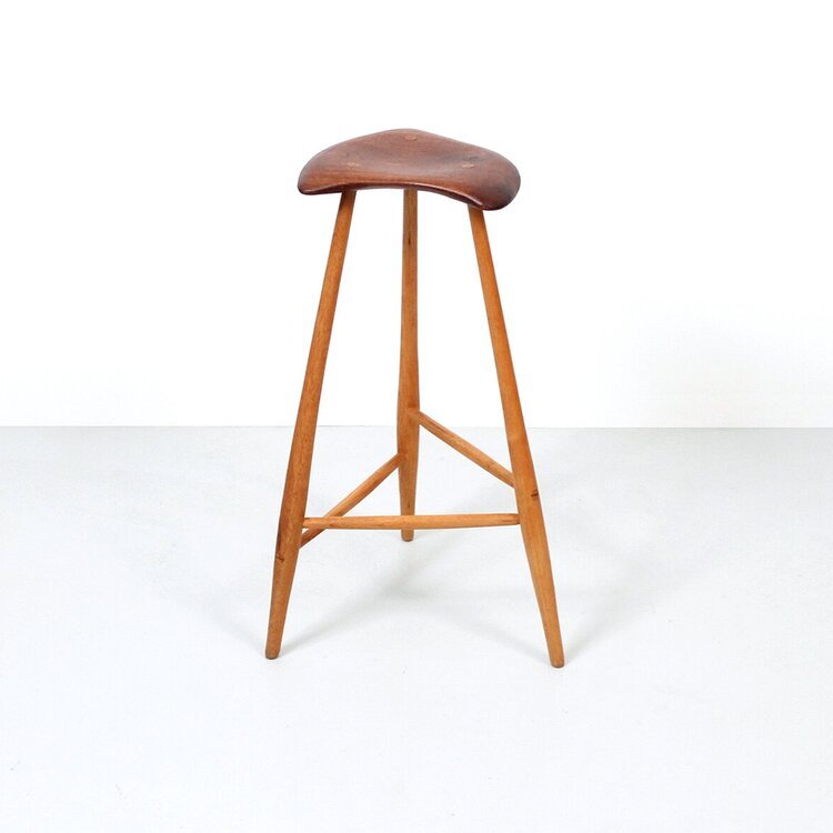 Barstool by Horace B. Hartshaw (Walnut)