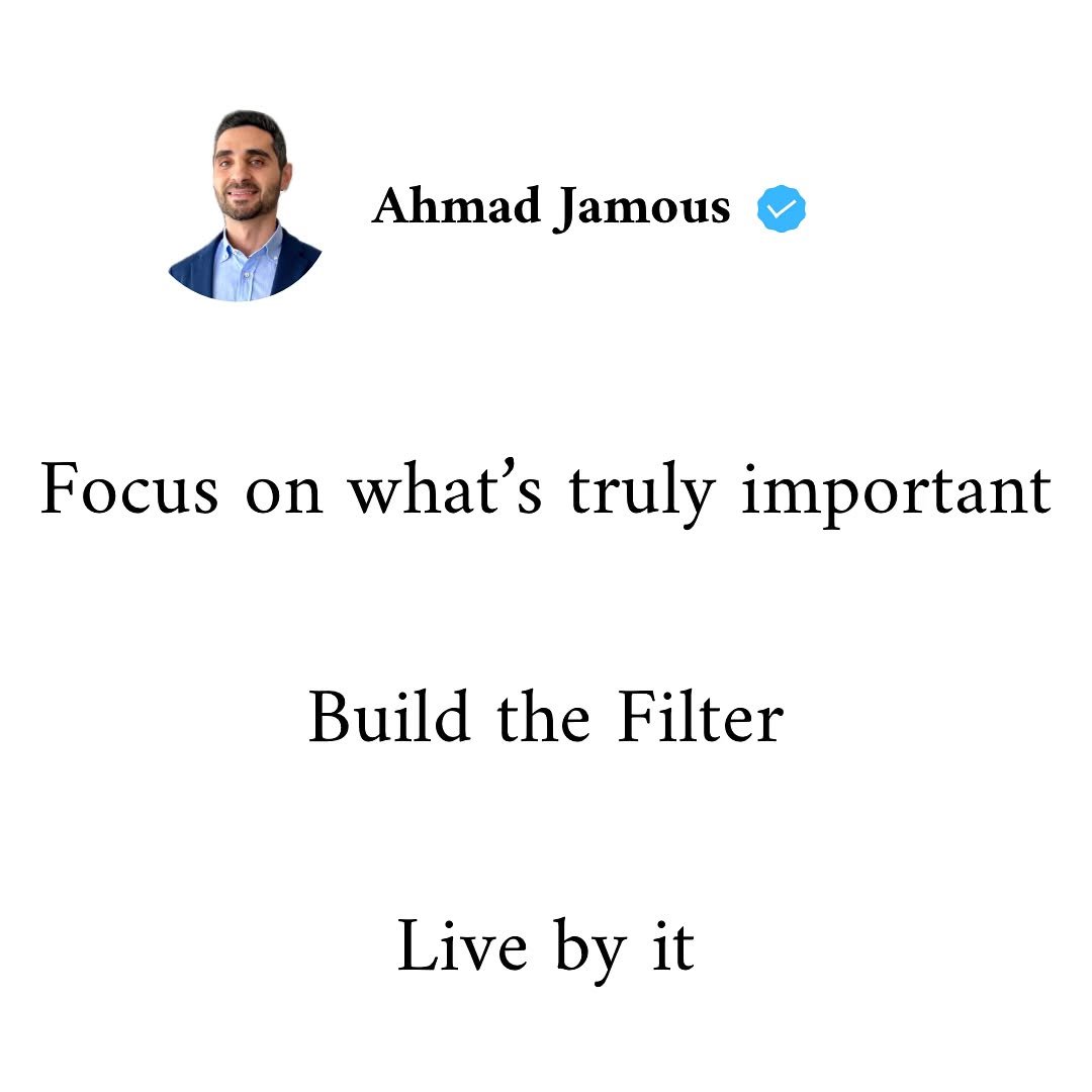 As we grow older and assume more responsibilities, our energy level drops, and we realize how short our time on this planet is
We realize we no longer need to worry about everything
We simply can’t afford to 🤷‍♂️
Instead, we begin to r