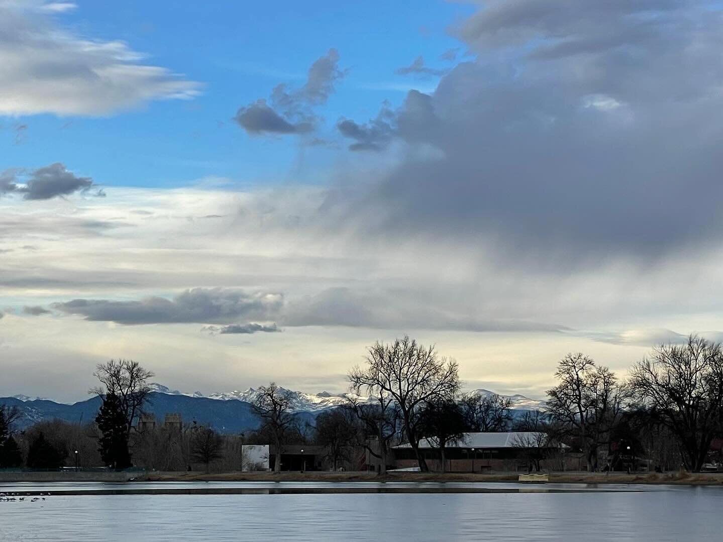 Mountain view from the local park.