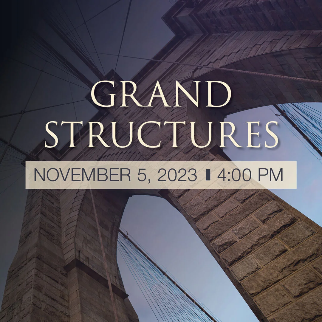 Austin Symphonic Band&rsquo;s first indoor series concert of the season is *Grand Structures*, where you can hear glorious music about great works composed by Kimberly Archer, Percy Fletcher, and John Philip sousa, just to name a few! Join us for an 