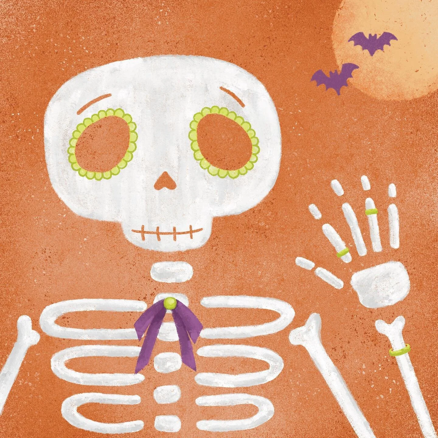Oh heyyyy spooky friends! Who&rsquo;s excited for Halloween? I still have some costume making to do, but that&rsquo;s one of my favorite parts. What is your favorite part of Halloween?

#doodleadayoct 
Prompt: skeleton

#spooktoberbyal 
Prompt: creep