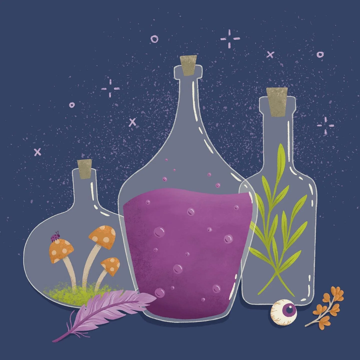 I couldn&rsquo;t stop thinking about the Hocus Pocus life potion while working on this. Who has seen Hocus Pocus 2?? No spoilers, but did you like it? I&rsquo;m going to watch it tonight and I&rsquo;m so excited. I watch Hocus Pocus every year for Ha