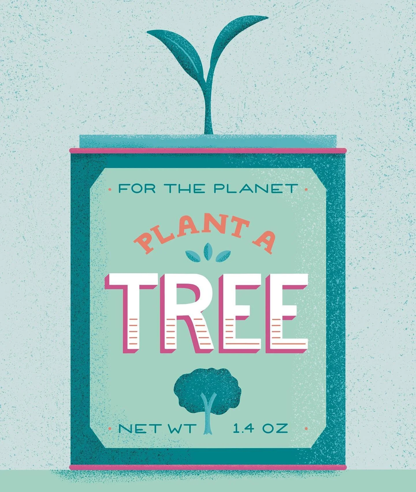 Plant a tree for Earth Day! Bonus points for using a recycled container for a planter. What a beautiful planet we have. Let&rsquo;s keep it beautiful! 🌱

Action to combat climate change - #homwork #homwork2021 @typedunord @homsweethom 

#paletteplay