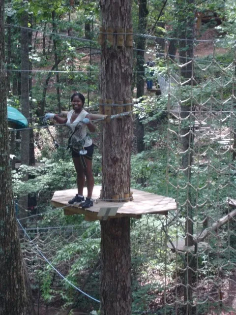 Ziplining in Atlanta