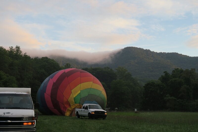 Hot Air Balloon - Asheville - The City Dweller (58)