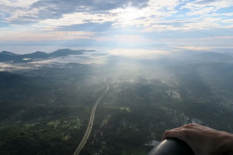 Hot Air Balloon - Asheville - The City Dweller (54)
