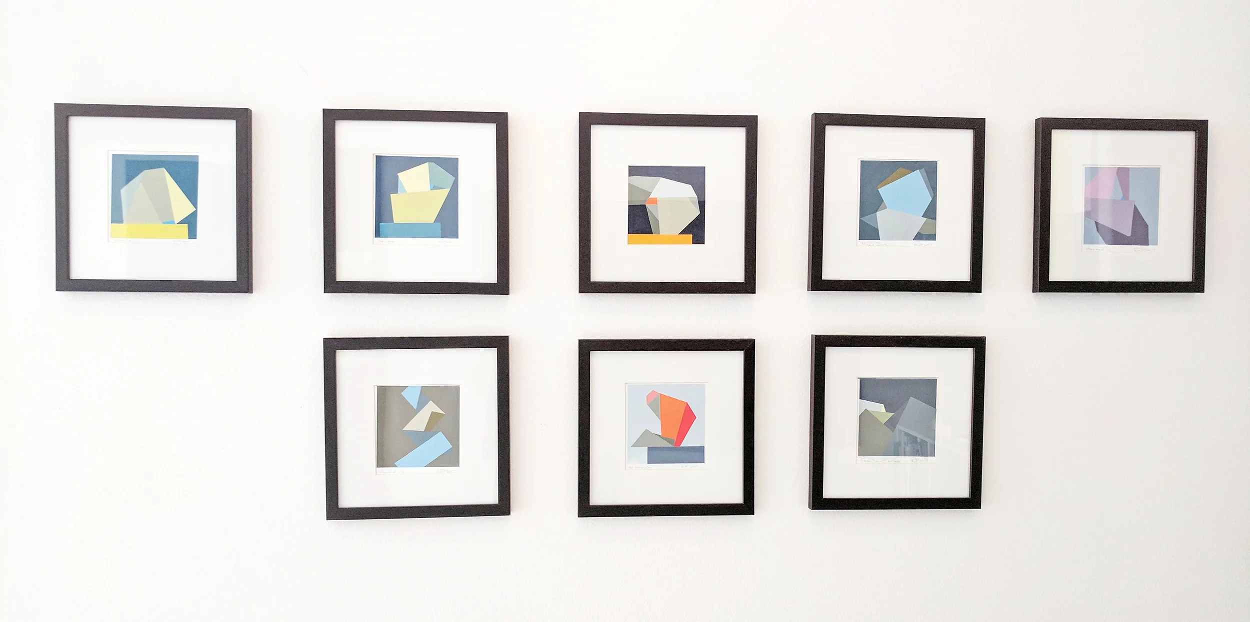 Painted paper collage by Kathleen Probst < back to gallery