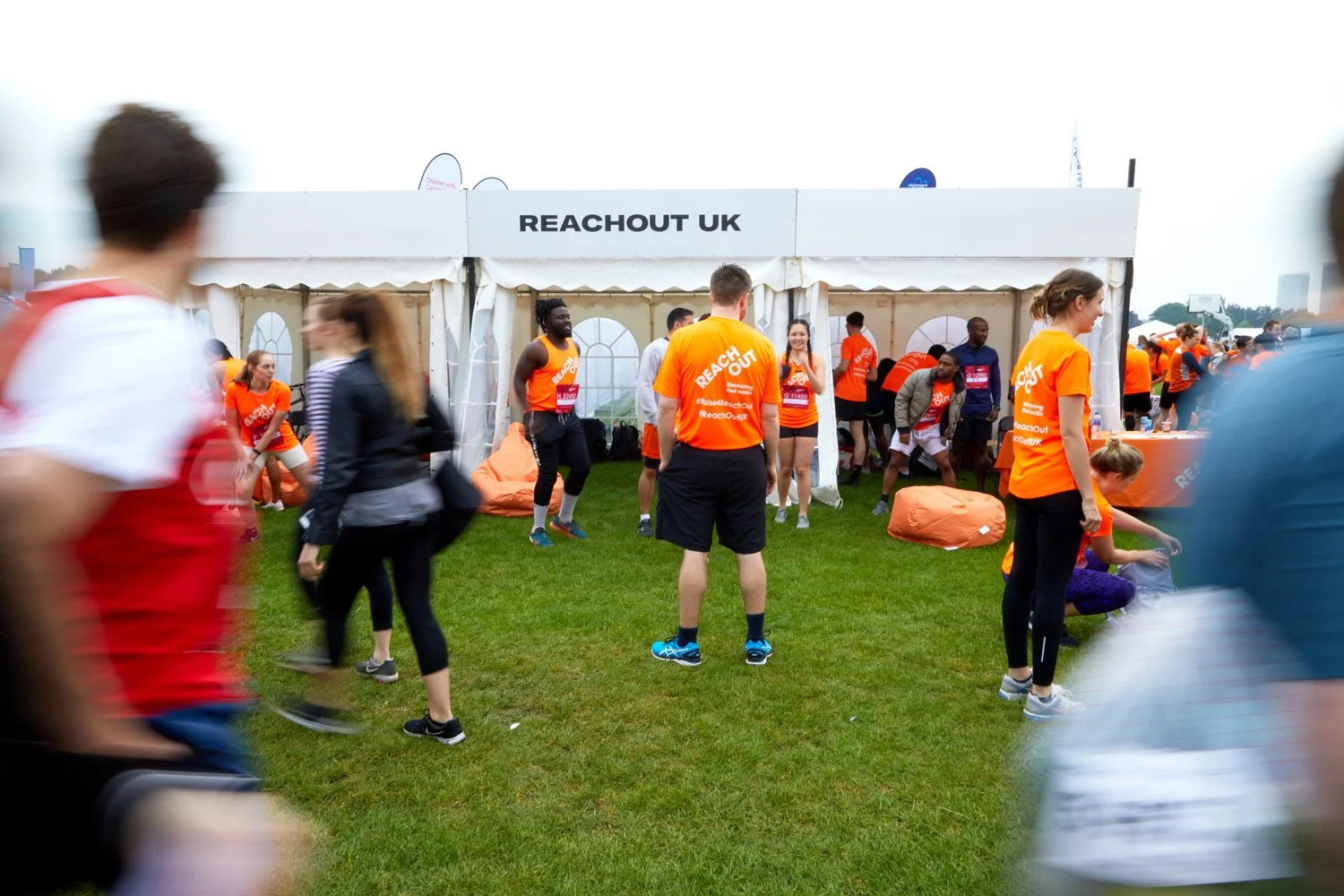 reachout at the hackney half marathon