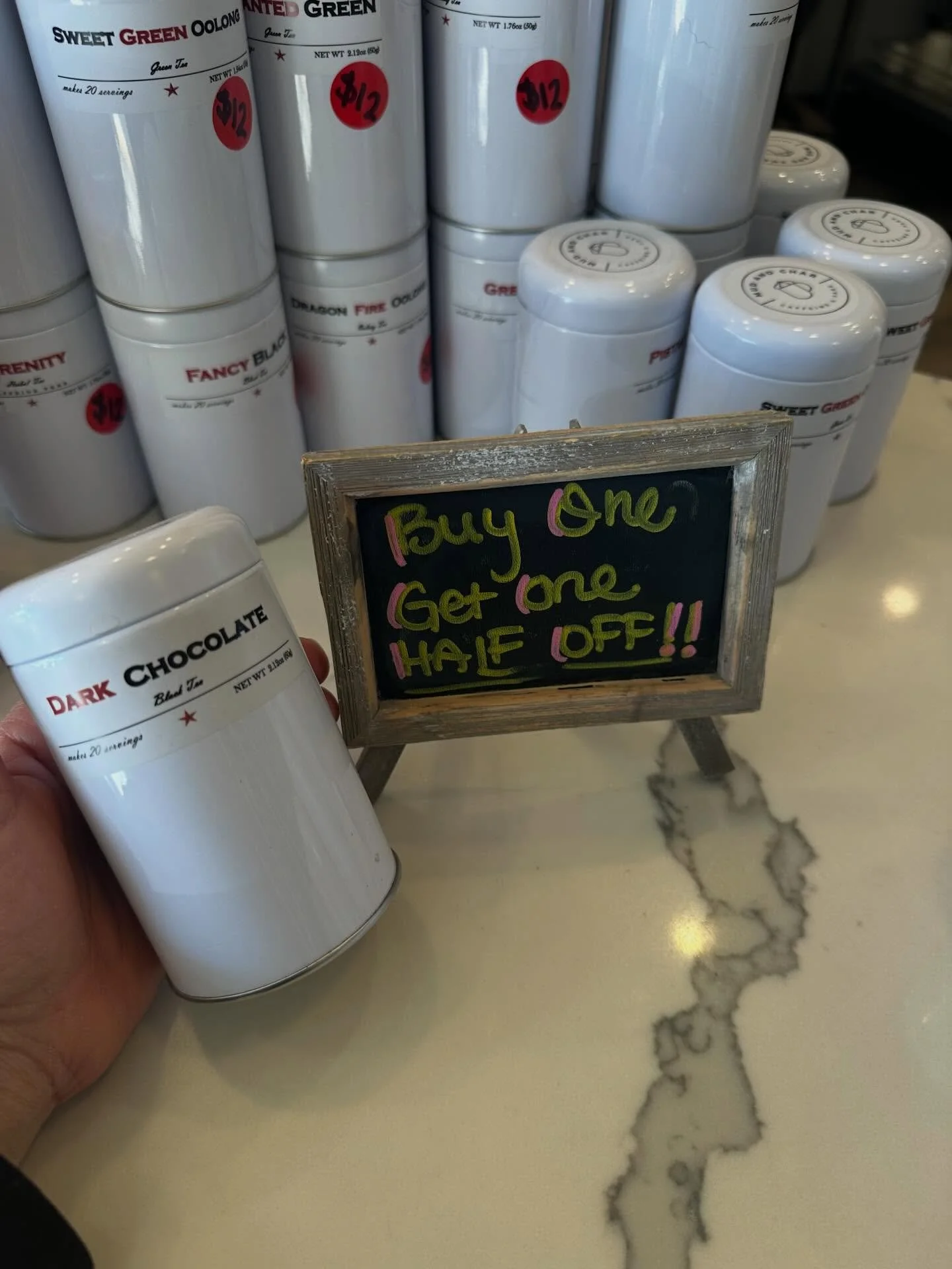 RUN!!!! @benjaminteainc is on sale for Buy ONE get ONE HALF OFF! 

Benjamin&rsquo;s Tea is officially on sale at the shop as we make room for new teas arriving this Friday.

Benjamin&rsquo;s Tea has been crafting high quality loose leaf teas since 20