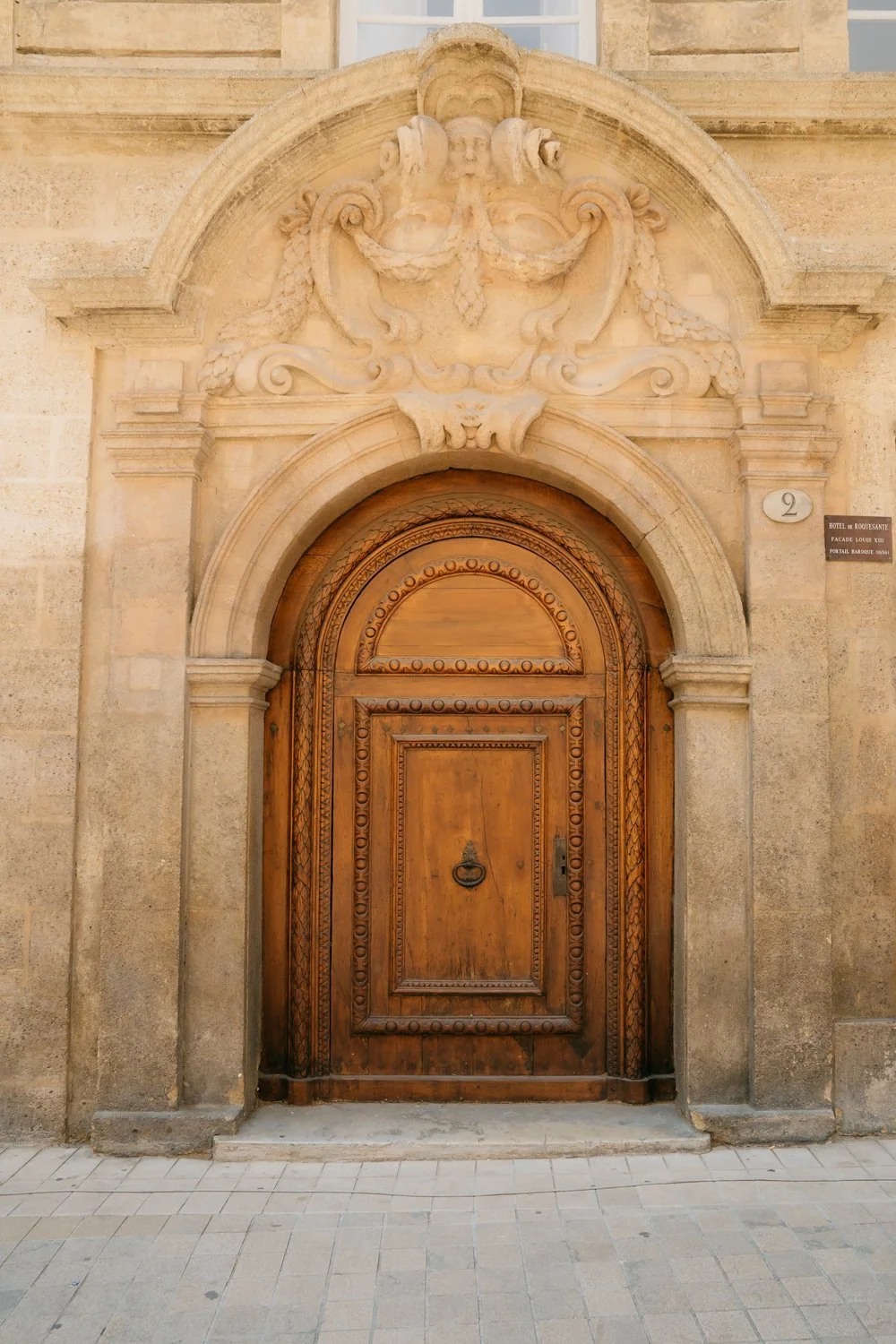 Provencal Door in Aix-en-Provence France
