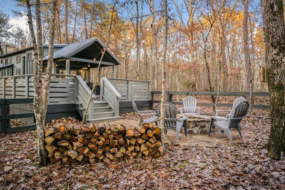 Deer Lick Falls Tiny House Airbnb Rental Near Chattanooga Tennessee
