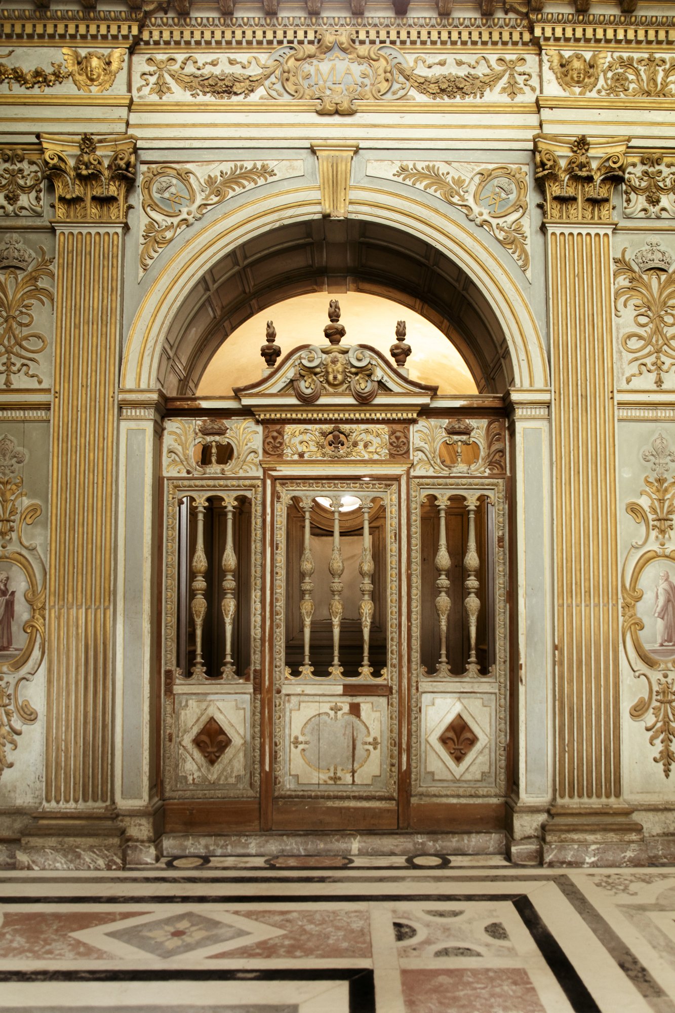 The Royal Chapel of the Trinity at Chateau de Fontainebleau