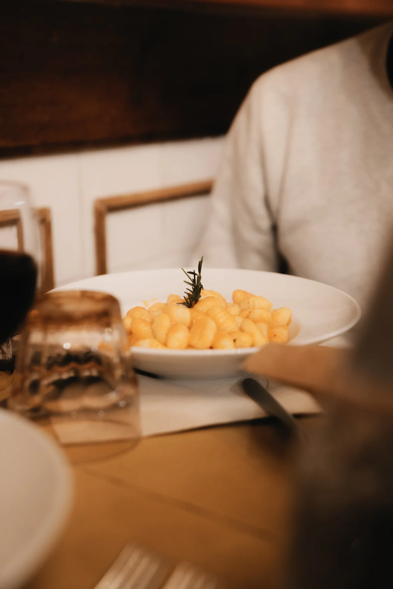 Gnocchi Gustaosteria Restaurant Santo Spirito Florence Italy