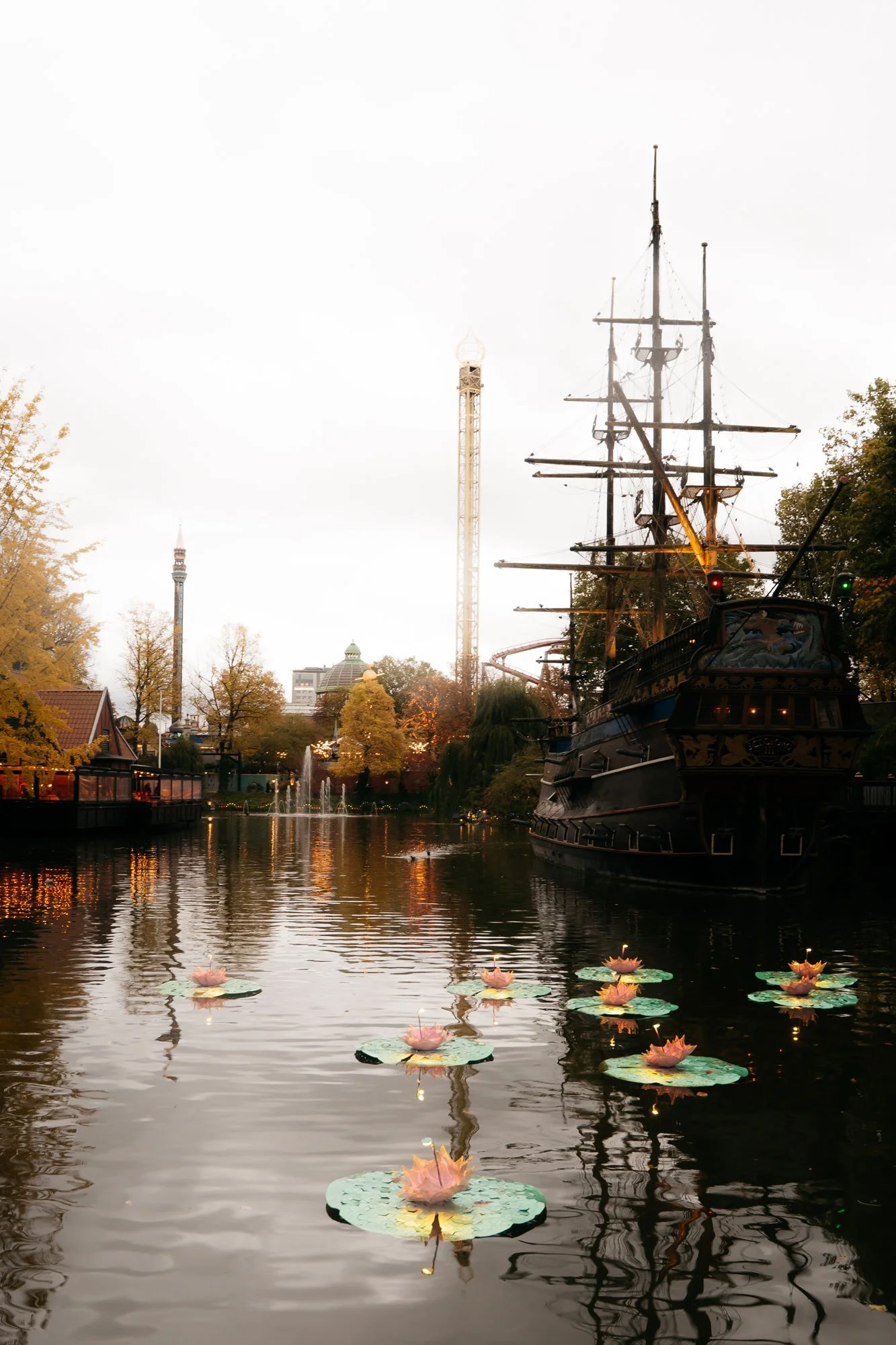 Tivoli Gardens Copenhagen October
