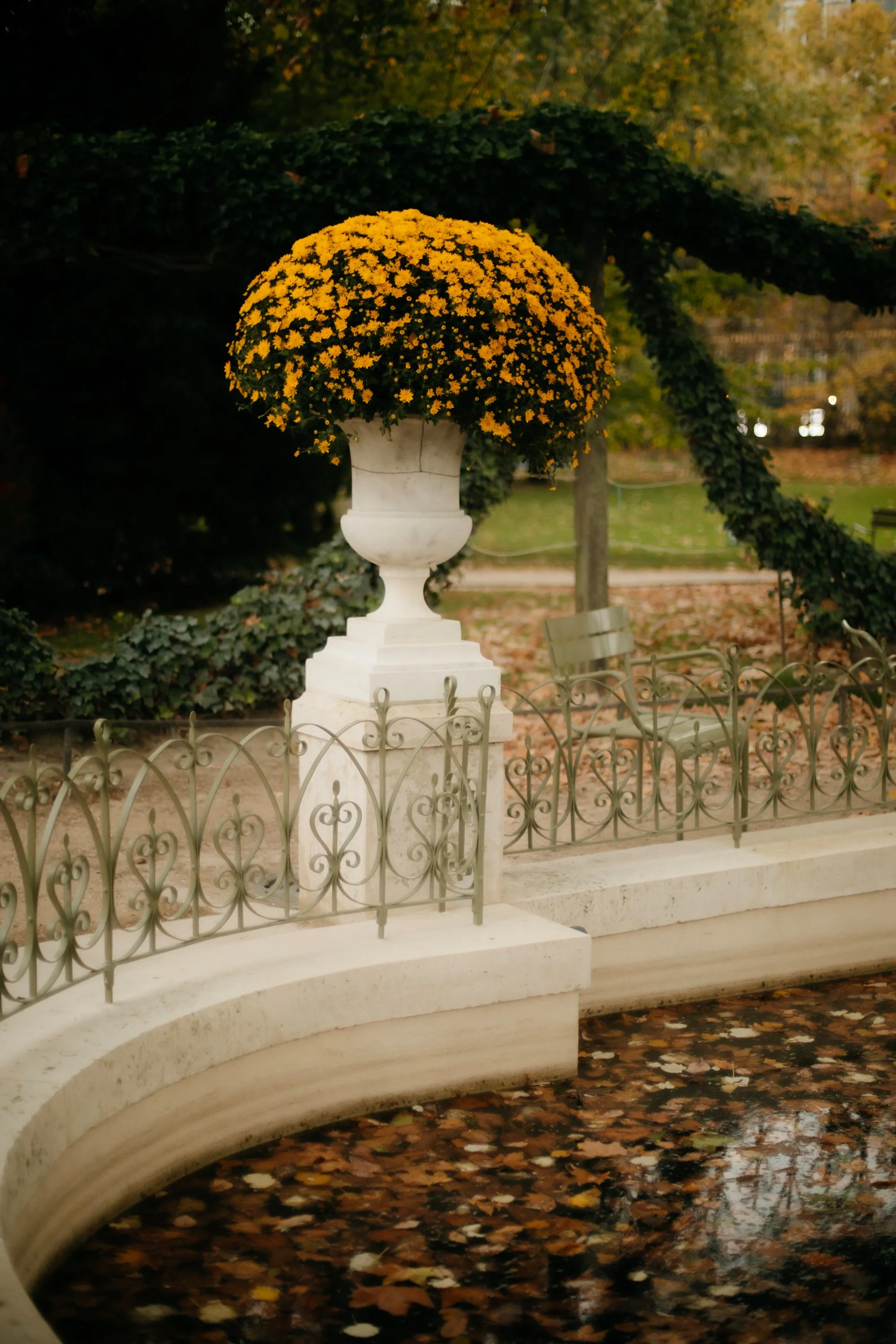 Paris Luxembourg Gardens in October