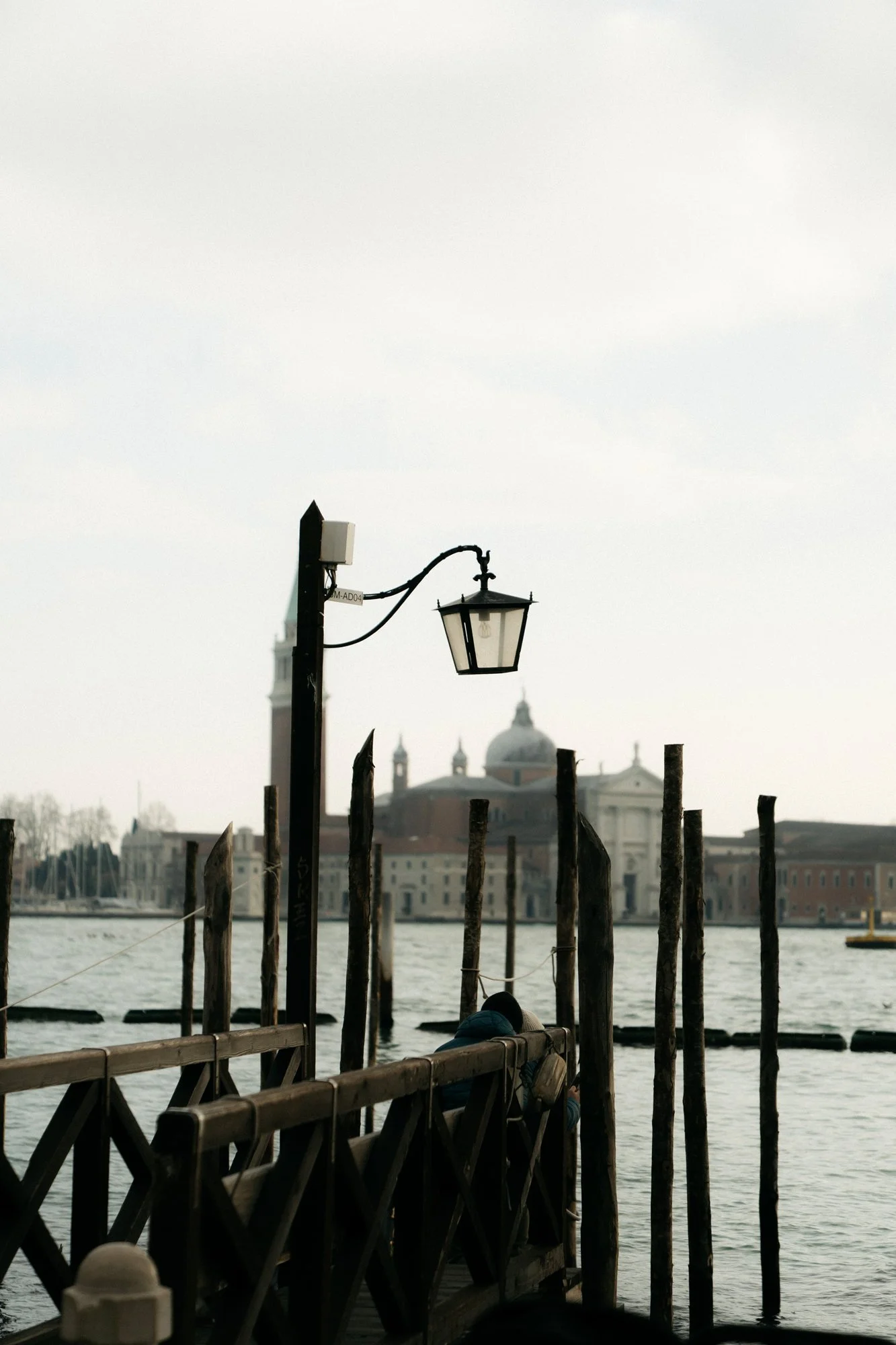 Lamppost in Venice Italy