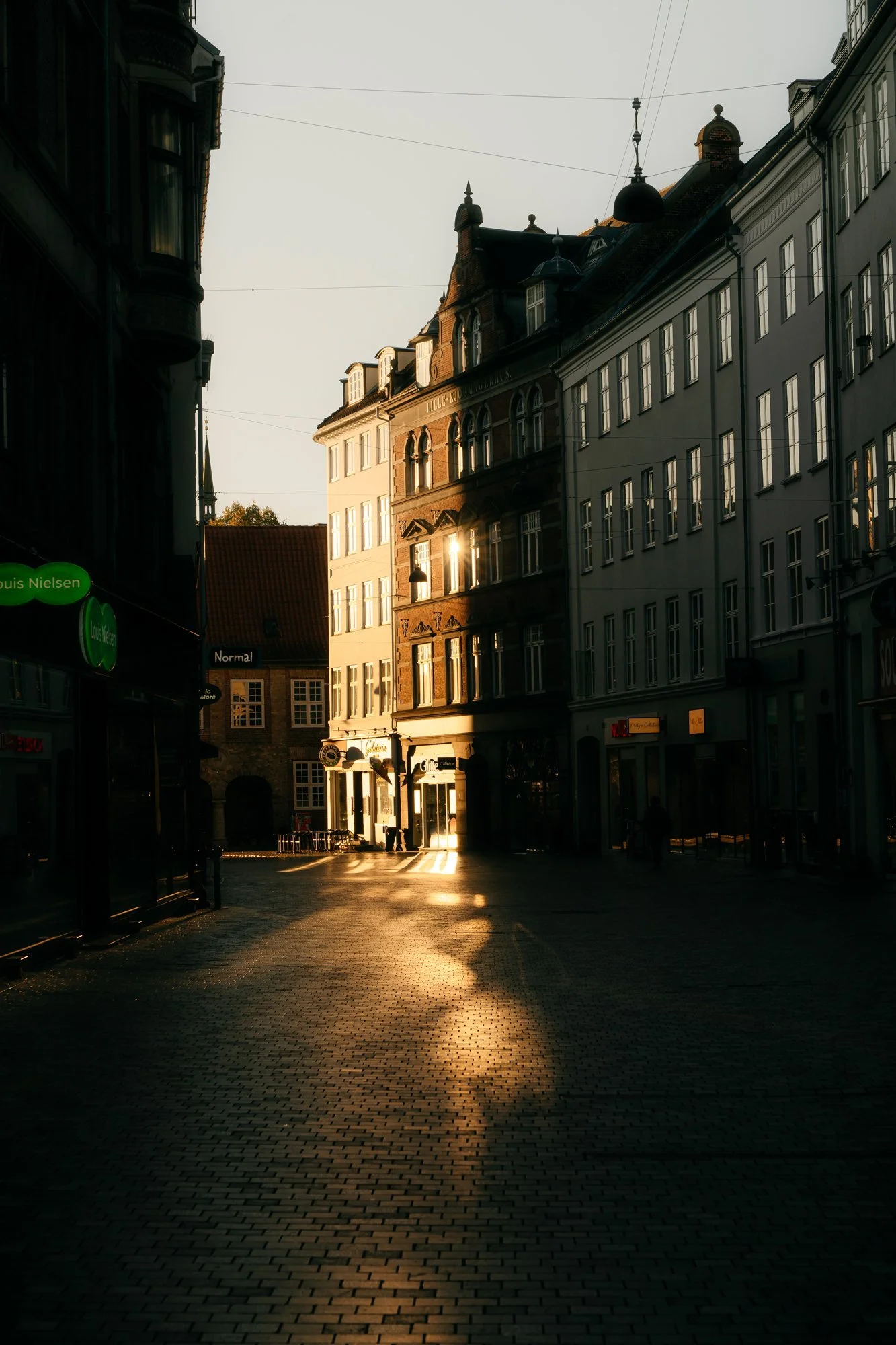 Morning light Copenhagen Street October