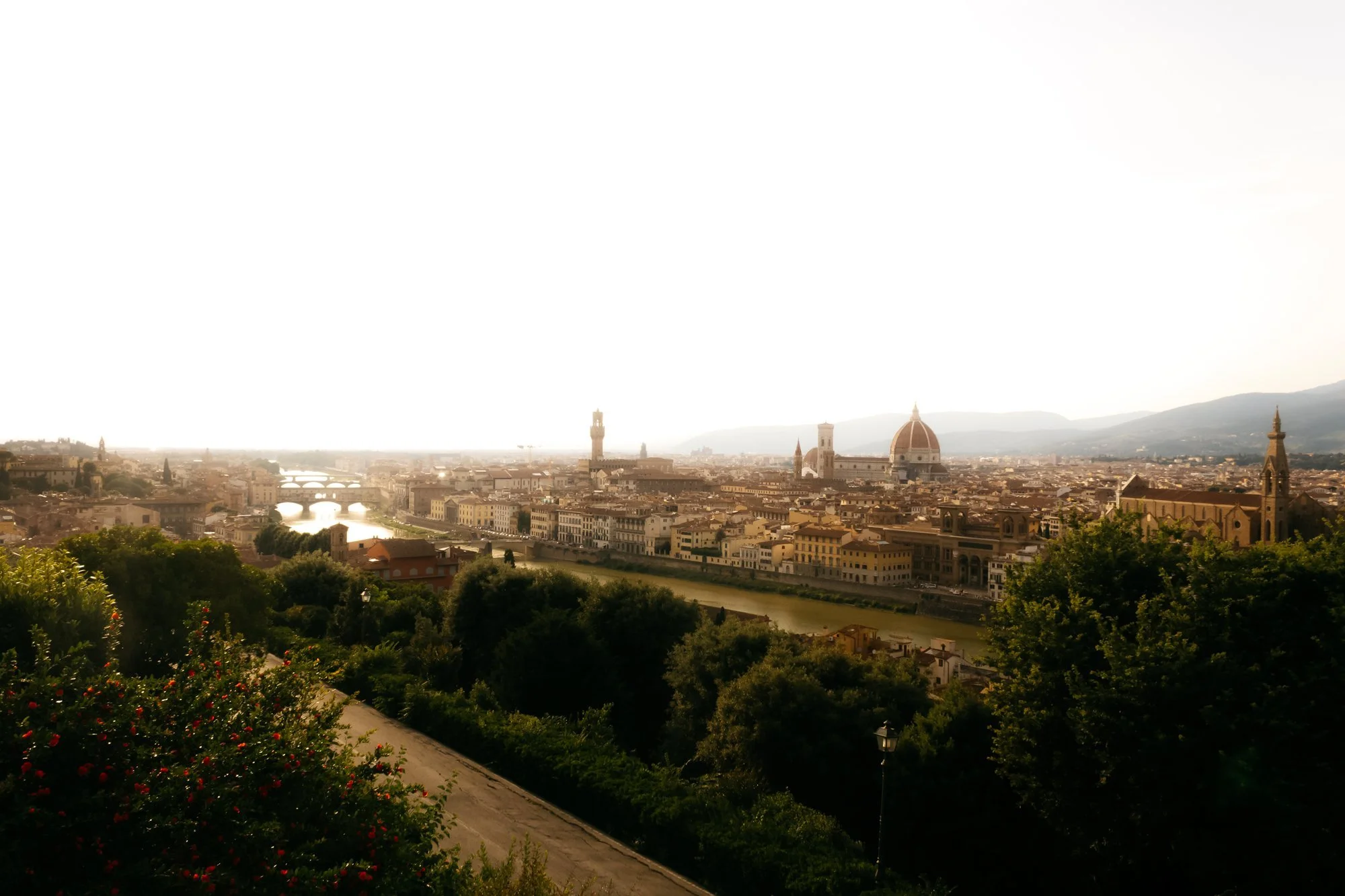 Summer Sunset Over Florence from Piazzale Michelangelo