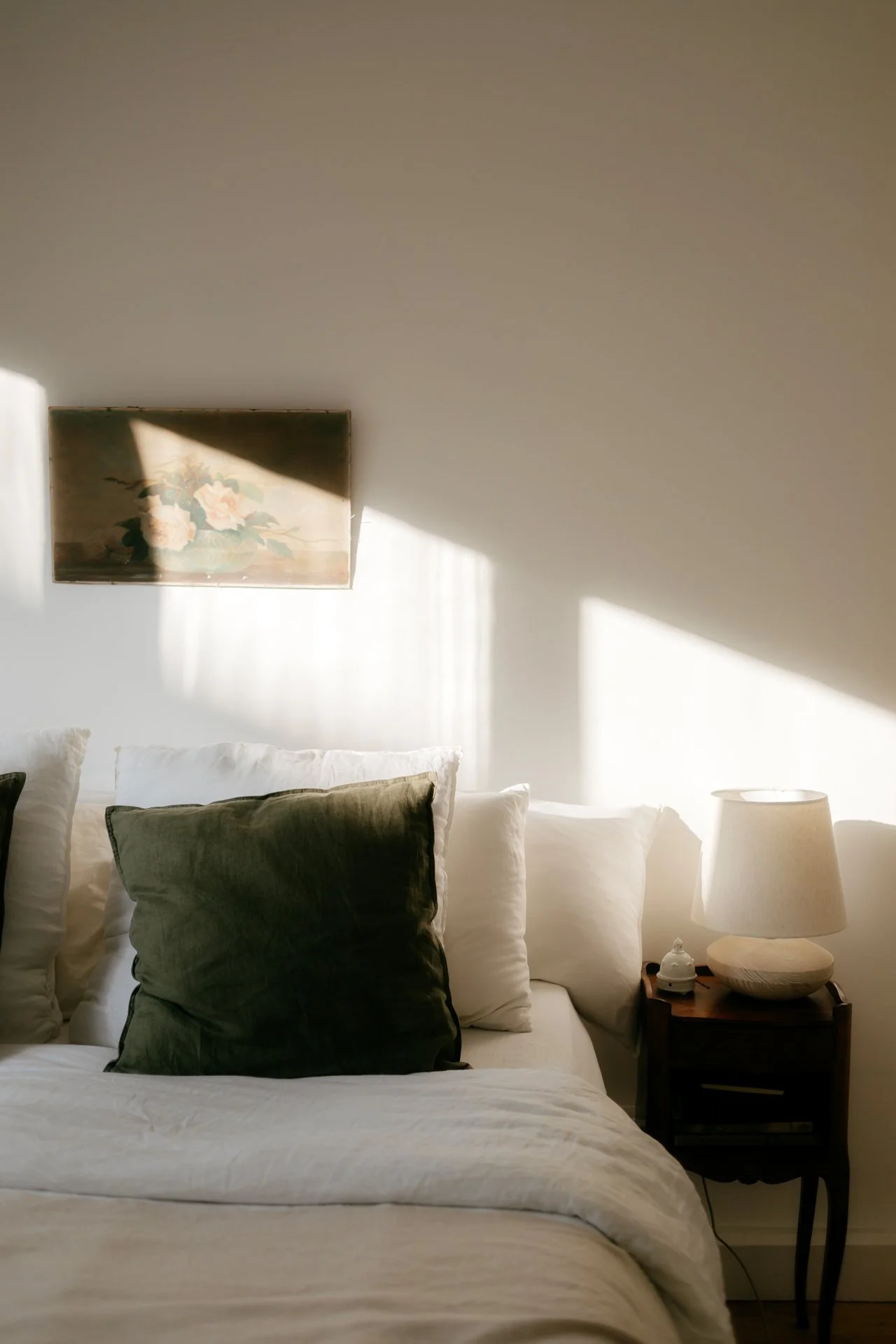 Where to Buy Furniture in France: Linen Bedding and Table Lamp from Zara Home