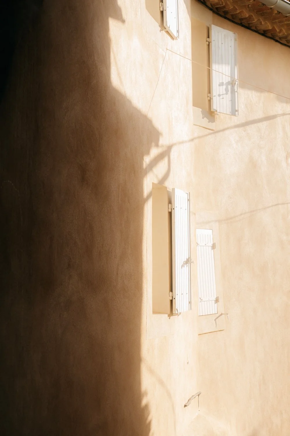 Shadows Saignon Village Provence in June